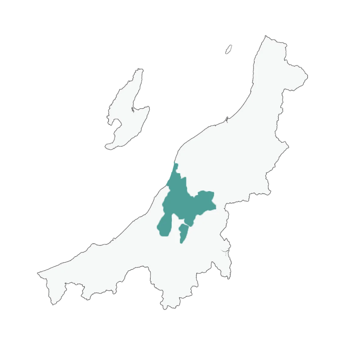 長岡市地図
